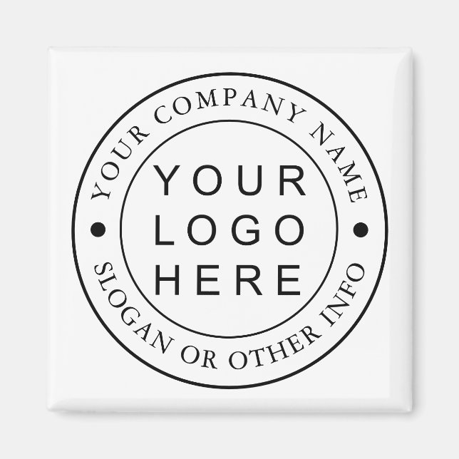 Aimant Logo de l'entreprise personnalisé Promotion (Devant)