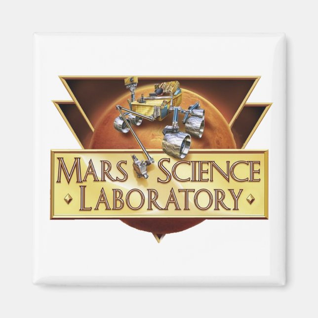 AIMANT LOGO DE L'ÉQUIPE DE LANCEMENT MSL (Devant)