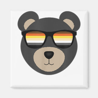Aimant Logo de lunettes de soleil de l'ours gay
