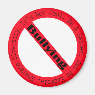 Aimant Logo de lutte contre l'intimidation par Shirley Ta