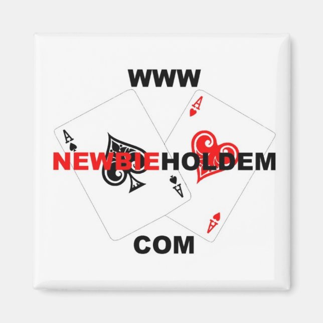 Aimant Logo de NewbieHoldem (Devant)