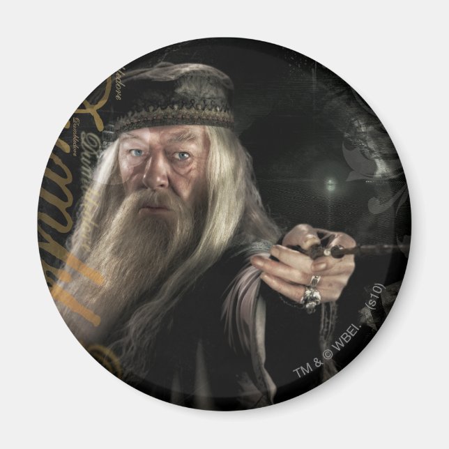 Aimant Logo de script Dumbledore (Devant)