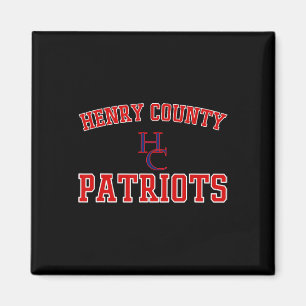 Aimant Logo des Patriotes du comté de Henry Varsity Hs
