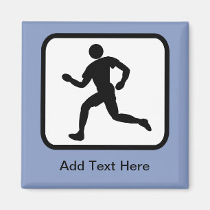 Aimant Logo du coureur personnalisable