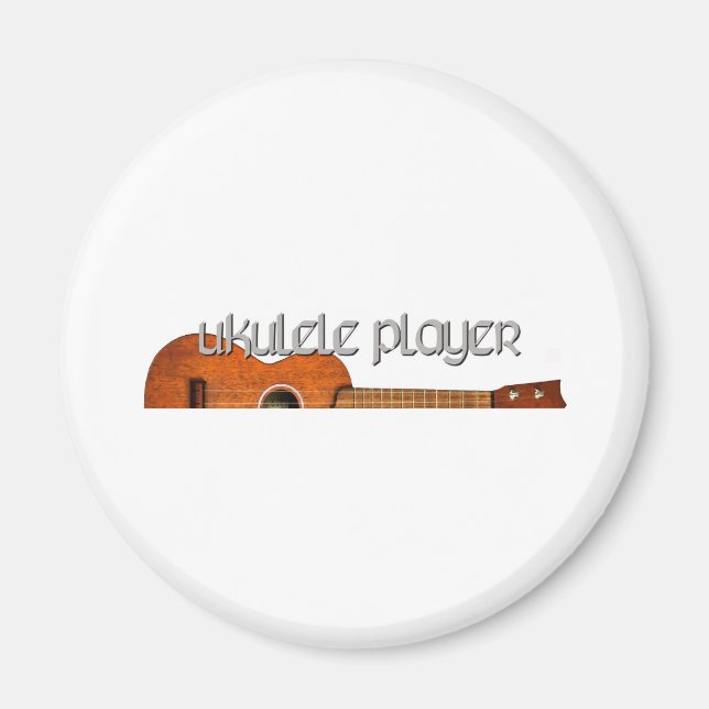 Aimant Logo du magazine du Lecteur Ukulele (Devant)