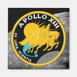 Aimant Logo du patch de mission NASA Apollo 13