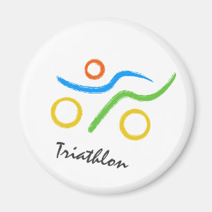 Aimant Logo du triathlon