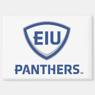 Aimant Logo Eastern Illinois Panthers Shield & Wordmark