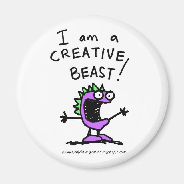 Aimant logo_iamabeast (Devant)