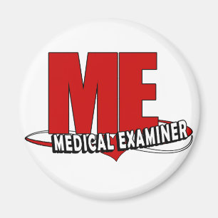 AIMANT LOGO JE MÉDECIN EXAMINATEUR D'ACRONYMES