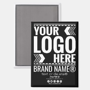 Aimant Logo personnalisé, logo d'entreprise ou de marque