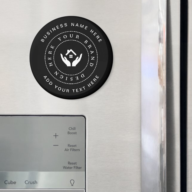 Aimant Logo personnalisé minimaliste simple et promotion  (In situ (réfrigérateur))
