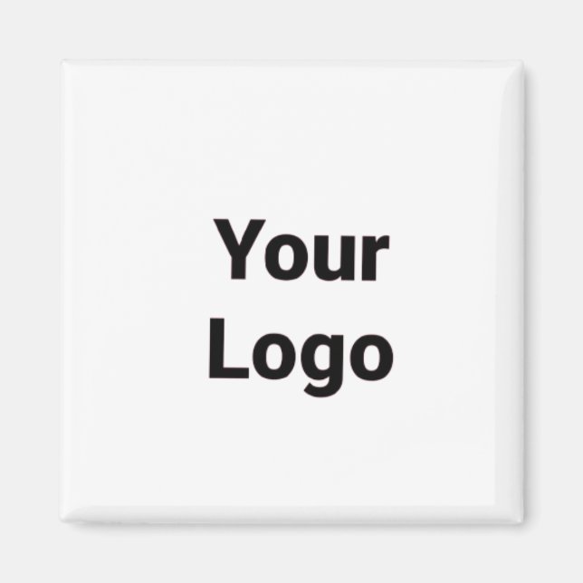 Aimant Logo personnalisé simple et élégant ici société (Devant)