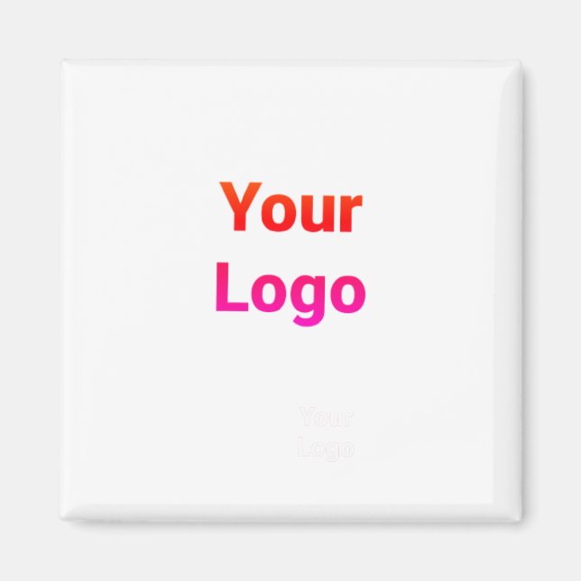 Aimant Logo personnalisé simple et élégant ici société cl (Devant)
