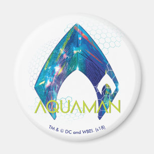 Aimant Logo réfracté par d'Aquaman Aquaman