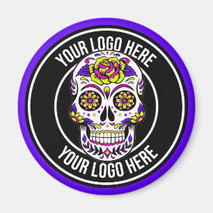 Aimant Logo Roller Derby Violet Noir