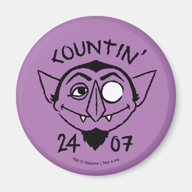 Aimant Logo skate Count von Count - à compter 24/7 (Devant)