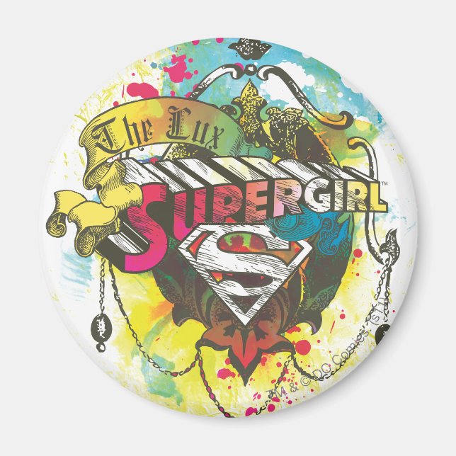 Aimant Logo Supergirl Le Lux (Devant)