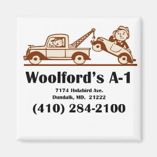 Aimant logo t-shirt avec adresse