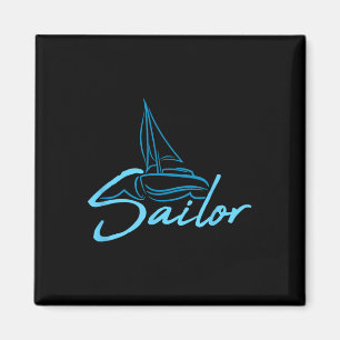 Aimant Logo Texte Marin Équipage Fun Navire Bateau Symbol