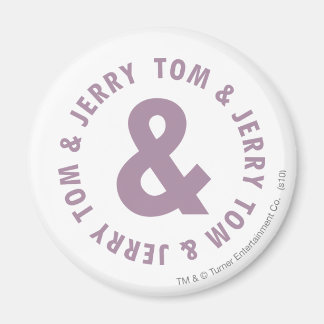 Aimant Logo Tom et Jerry Round 10