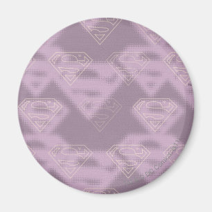 Aimant Logo tramé pourpre de Supergirl