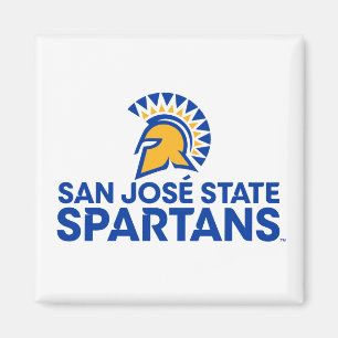 Aimant Logo Wordmark de Spartans d'état de San Jose