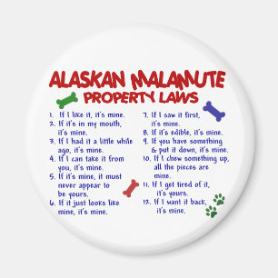 Aimant Lois 2 de propriété de MALAMUTE D'ALASKA