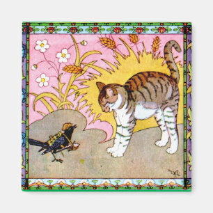 Aimant L'oiseau rencontre le chat