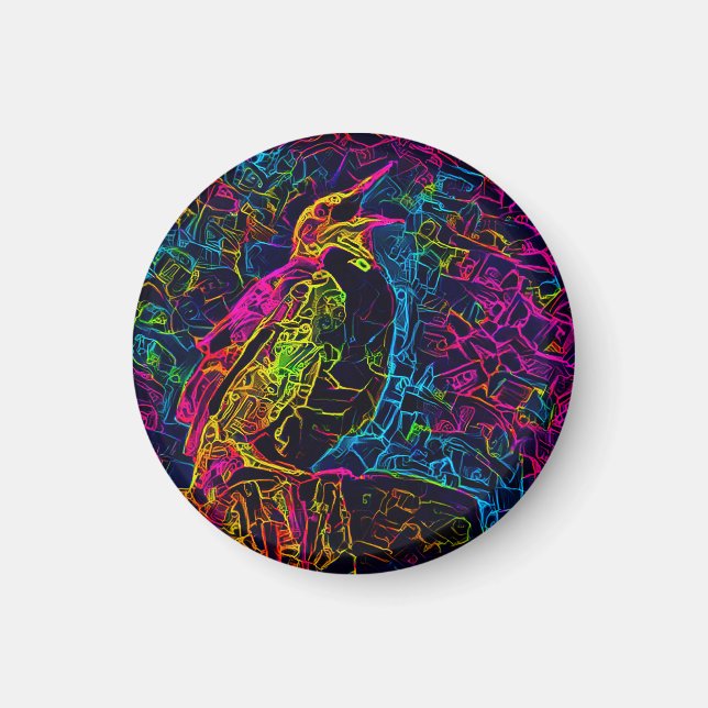 Aimant L'oiseau solitaire 3 (Devant)