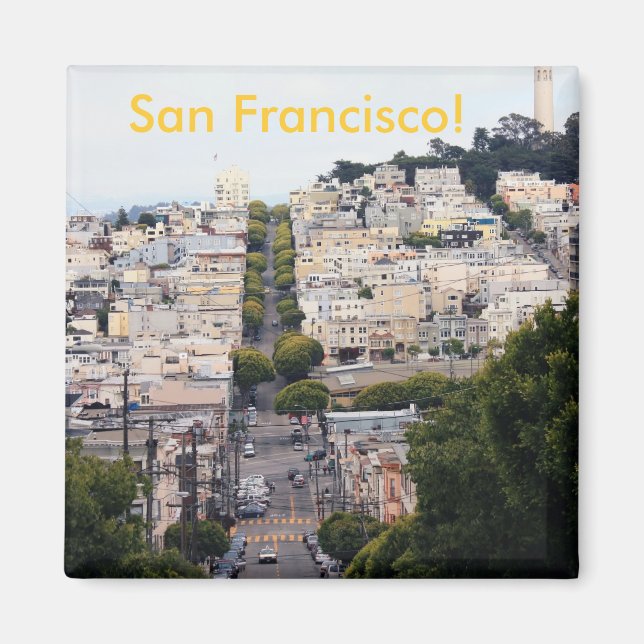 Aimant Lombard Street, San Francisco (Devant)