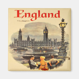 Aimant Londres Angleterre Style Vintage Big Ben