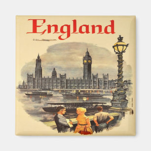 Aimant Londres Angleterre Style Vintage Big Ben