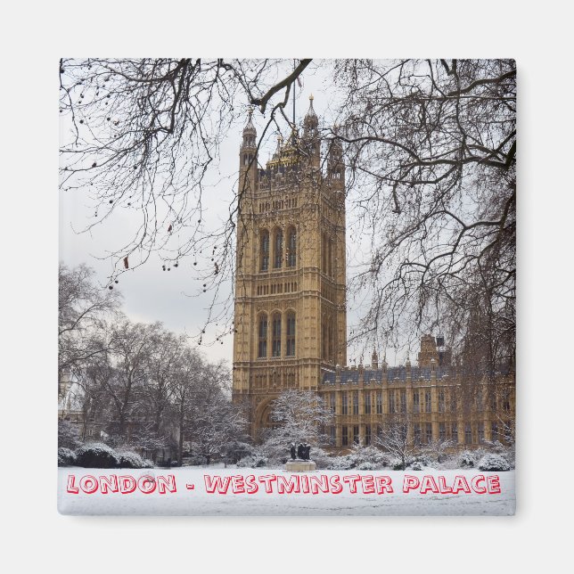 Aimant Londres - Westminster Palace No.2 (Fridge Magnet) (Devant)