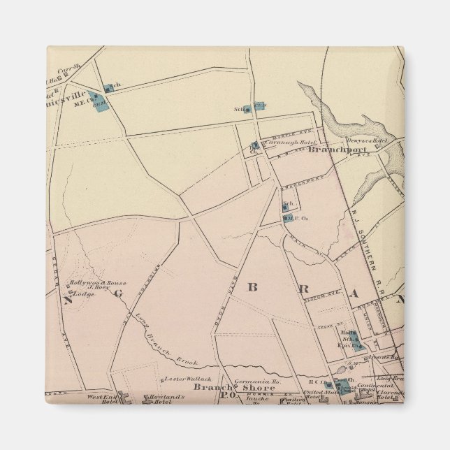 Aimant Long Branch, NJ (Devant)