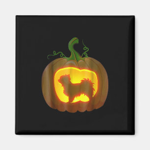 Aimant Long Haired Chihuahua Halloween