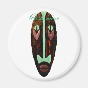 Aimant Long Tonnerre de Masque Tiki