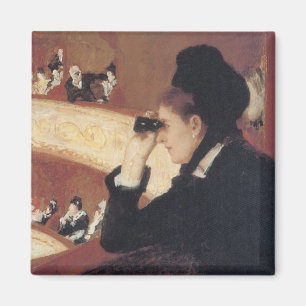 Aimant L'Opéra de Mary Cassatt, Impressionnisme Vintage