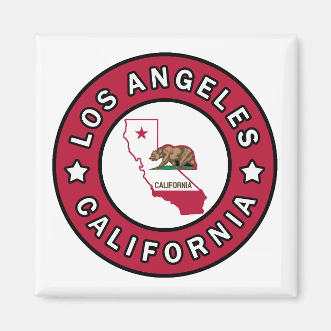 Aimant Los Angeles Californie (Devant)