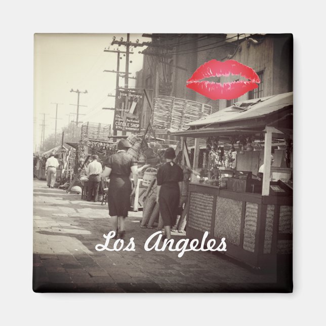 Aimant Los Angles California 1935, rue Olivera Photo (Devant)