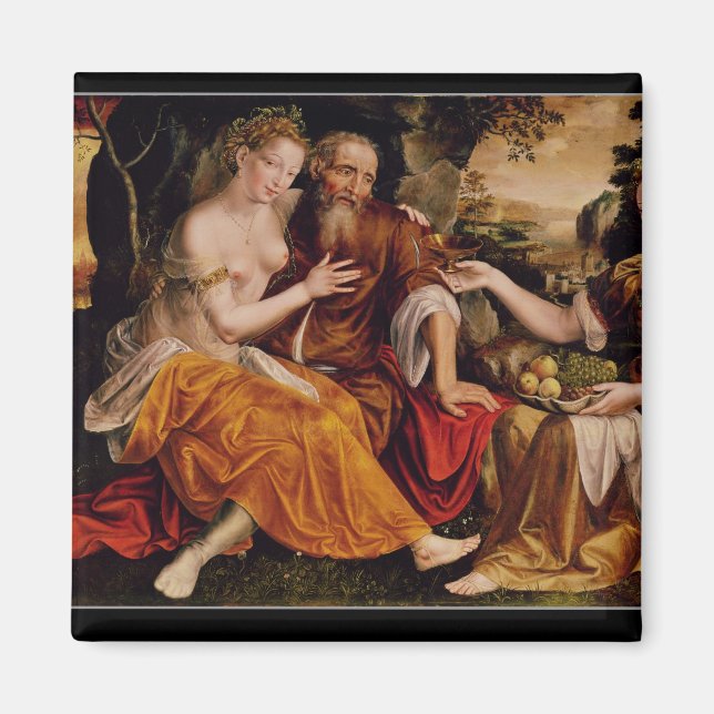 Aimant Lot et ses filles, c.1565 (Devant)