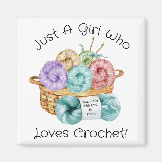 Aimant Lots Crochet Personnalisé (Devant)