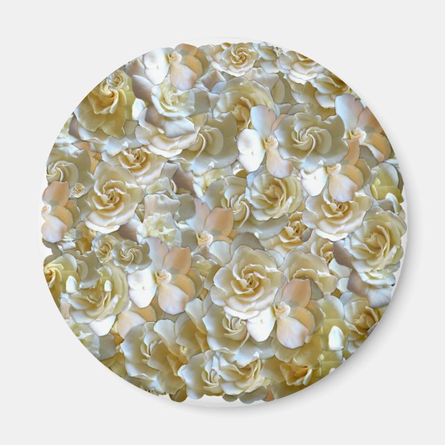 Aimant Lots de beautiful rose petals (Devant)