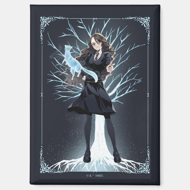 Aimant L'Otter Patronus d'Anime Hermione Granger (Recto)
