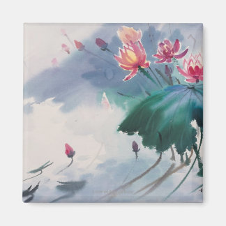 Aimant Lotus dans l'étang