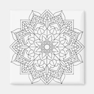 Aimant Lotus Flower Mandala