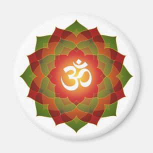 Aimant Lotus Om Design