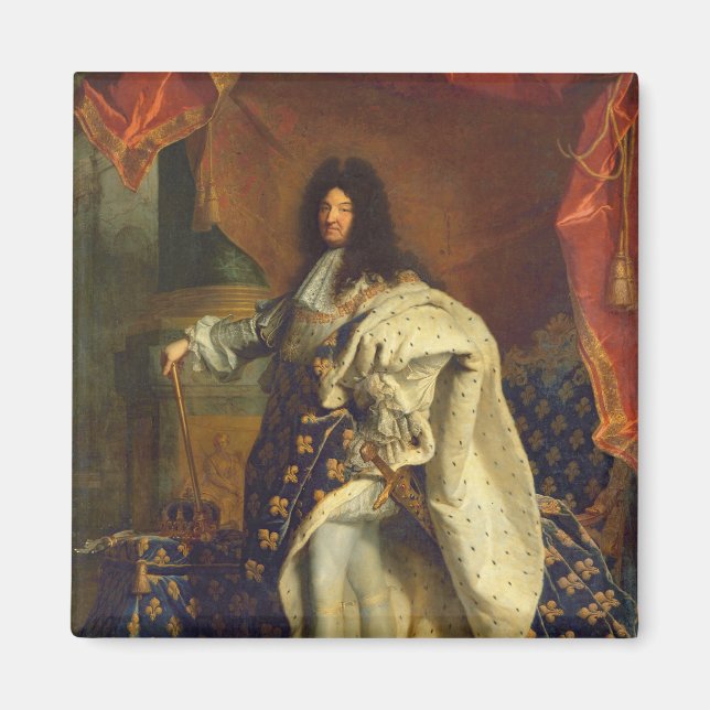 Aimant Louis XIV en costume royal, 1701 (Devant)