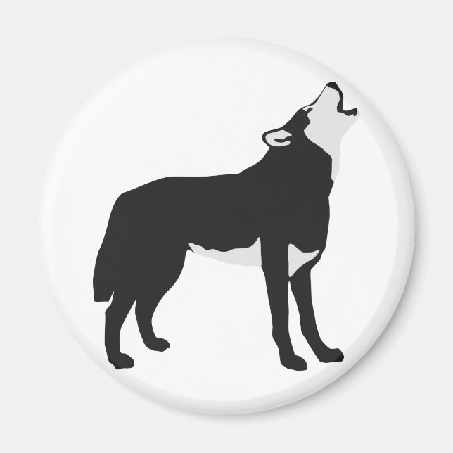 Aimant loup (Devant)