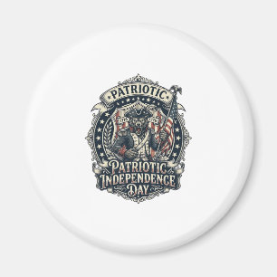 Aimant Loup-garou patriotique Patriote Horreur Monstre Pa
